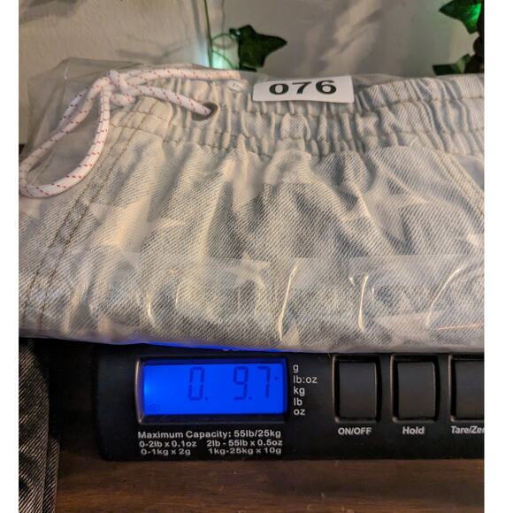 Re-Generation Shorts Womens Large Light Denim Stars Sustainable Y2K - Picture 11 of 11